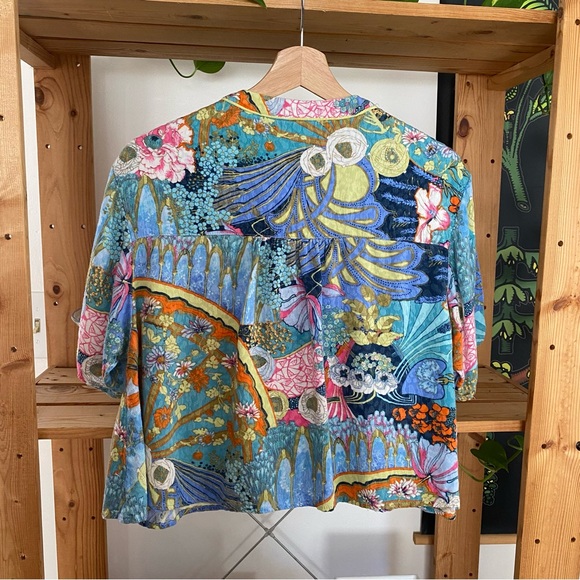 Anthropologie Colorful Utility Lounge Pajama Set Small - Picture 7 of 16